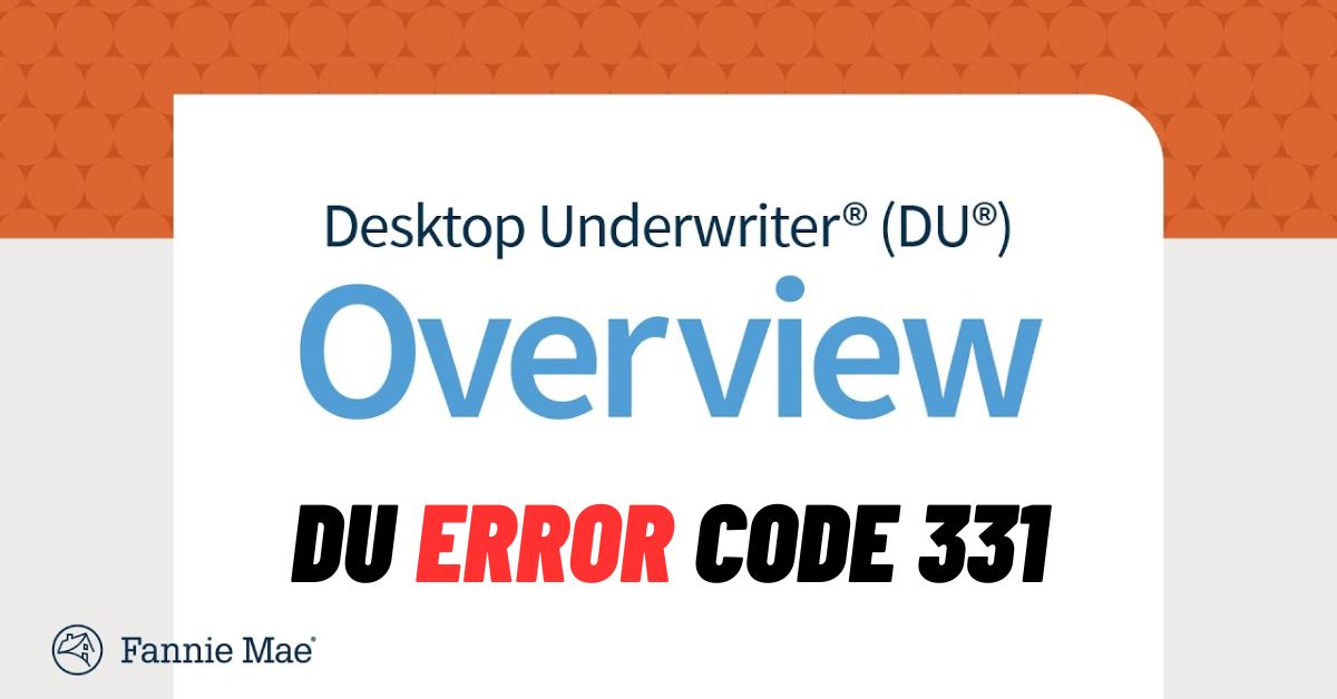 DU Error Code 331