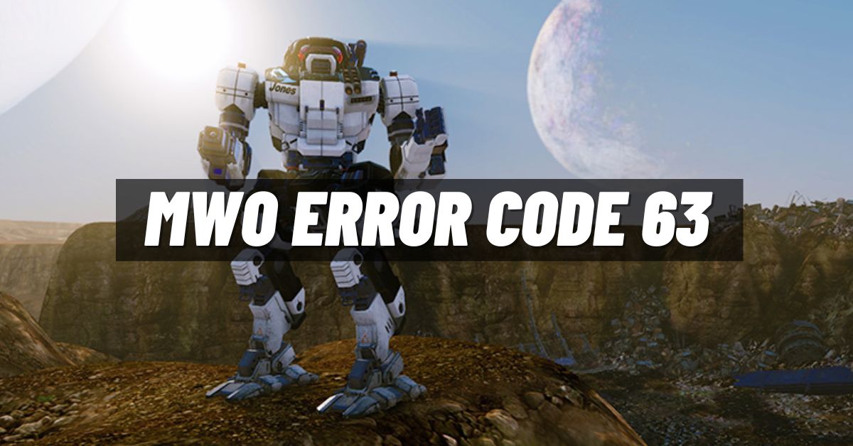 MWO Error Code 63