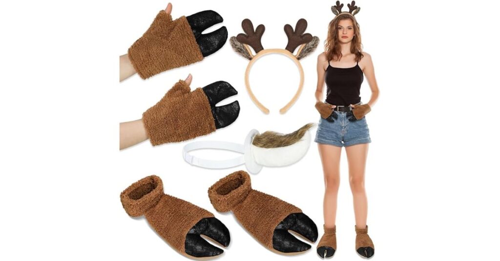 Toulite’s 6 Pcs Deer Costume