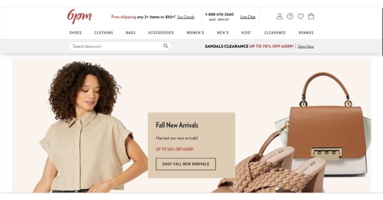 7 Discount Websites Like Zulily To Shop Right Now 2024 ViralTalky   6PM Store 768x402 