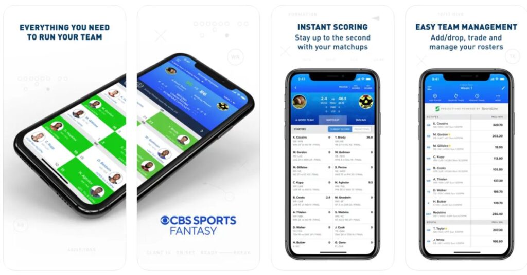CBS Sports Fantasy app