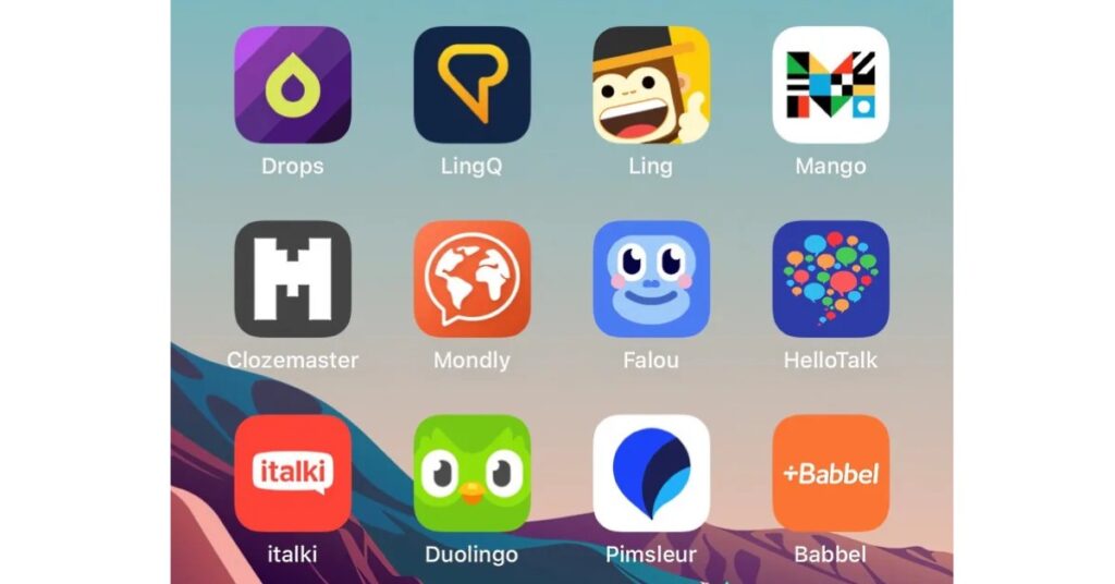Language Learning Apps list